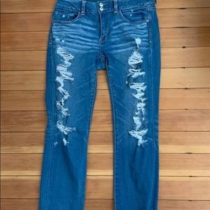 American Eagle Mid rise Crop Jean size 10R